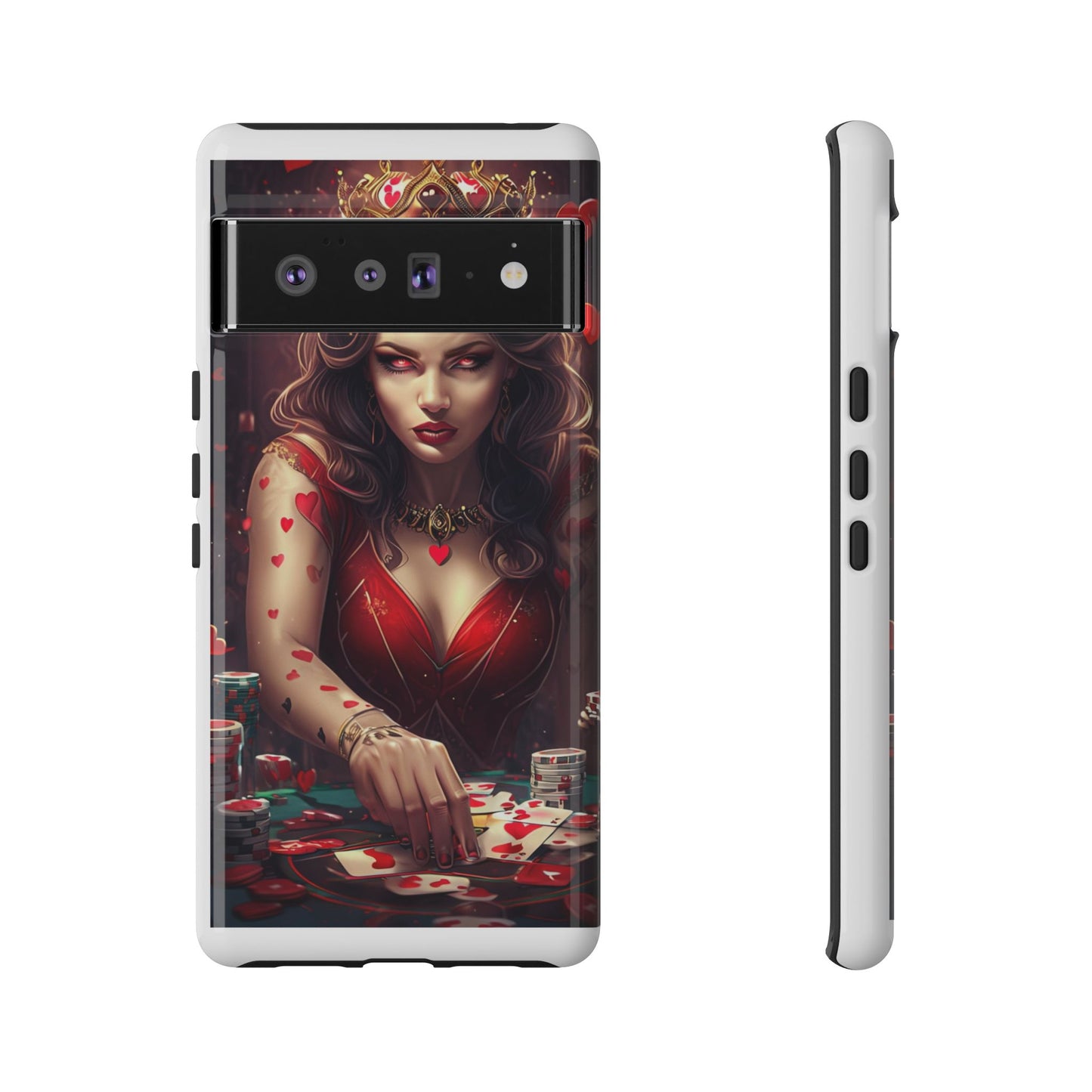 Luck Be A Queen of Hearts Phone Case