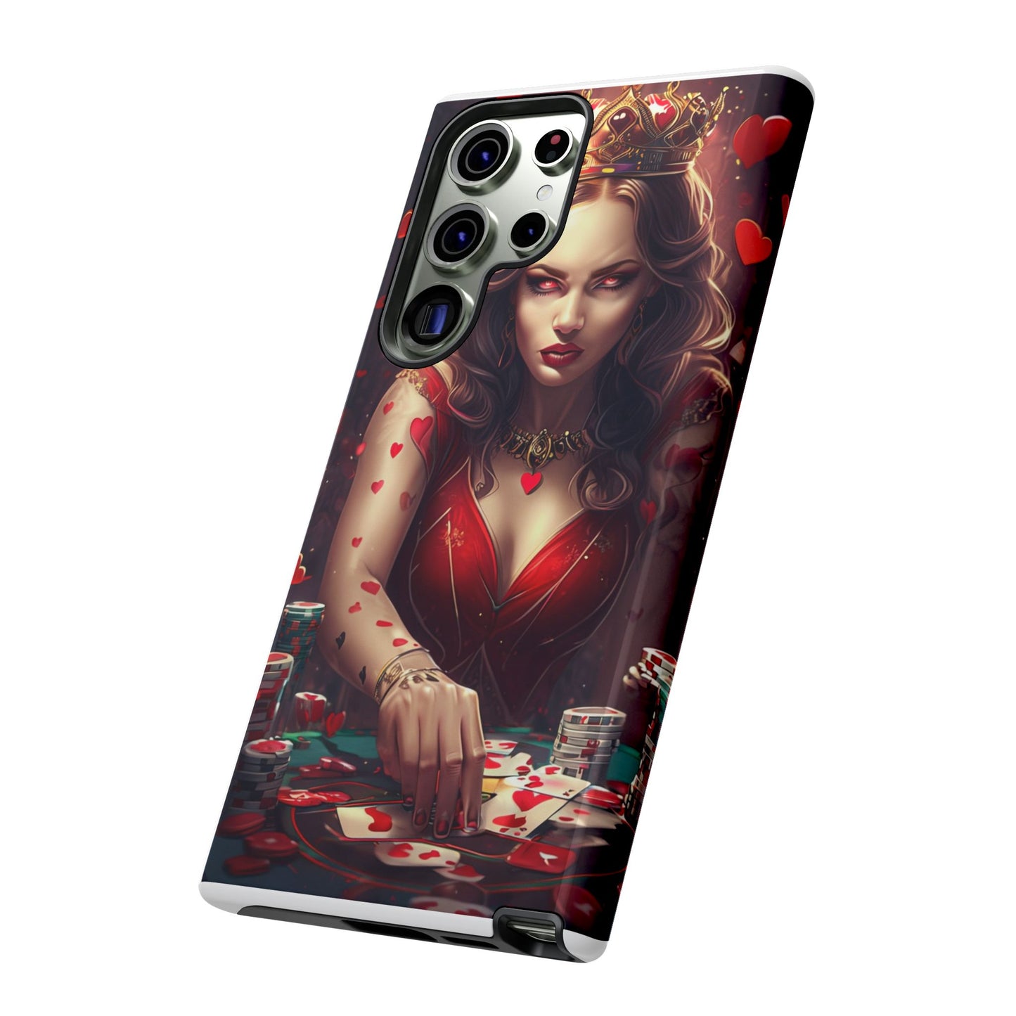 Luck Be A Queen of Hearts Phone Case