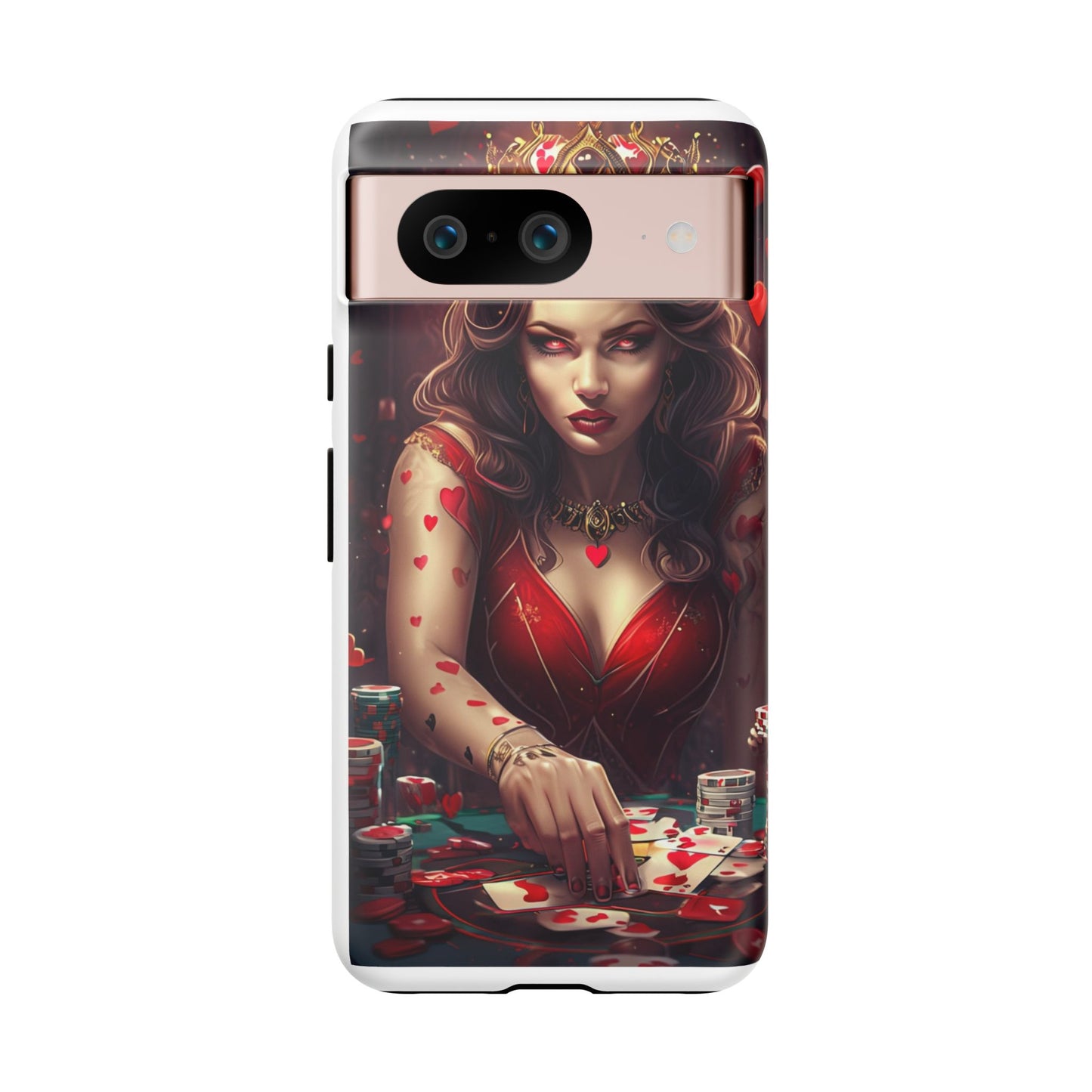 Luck Be A Queen of Hearts Phone Case