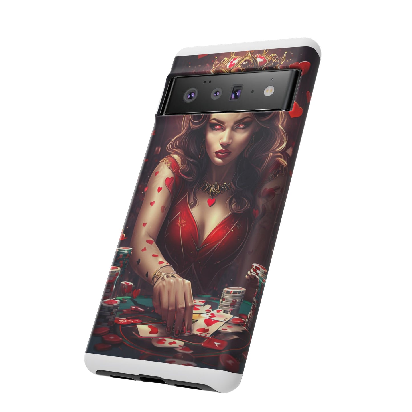 Luck Be A Queen of Hearts Phone Case