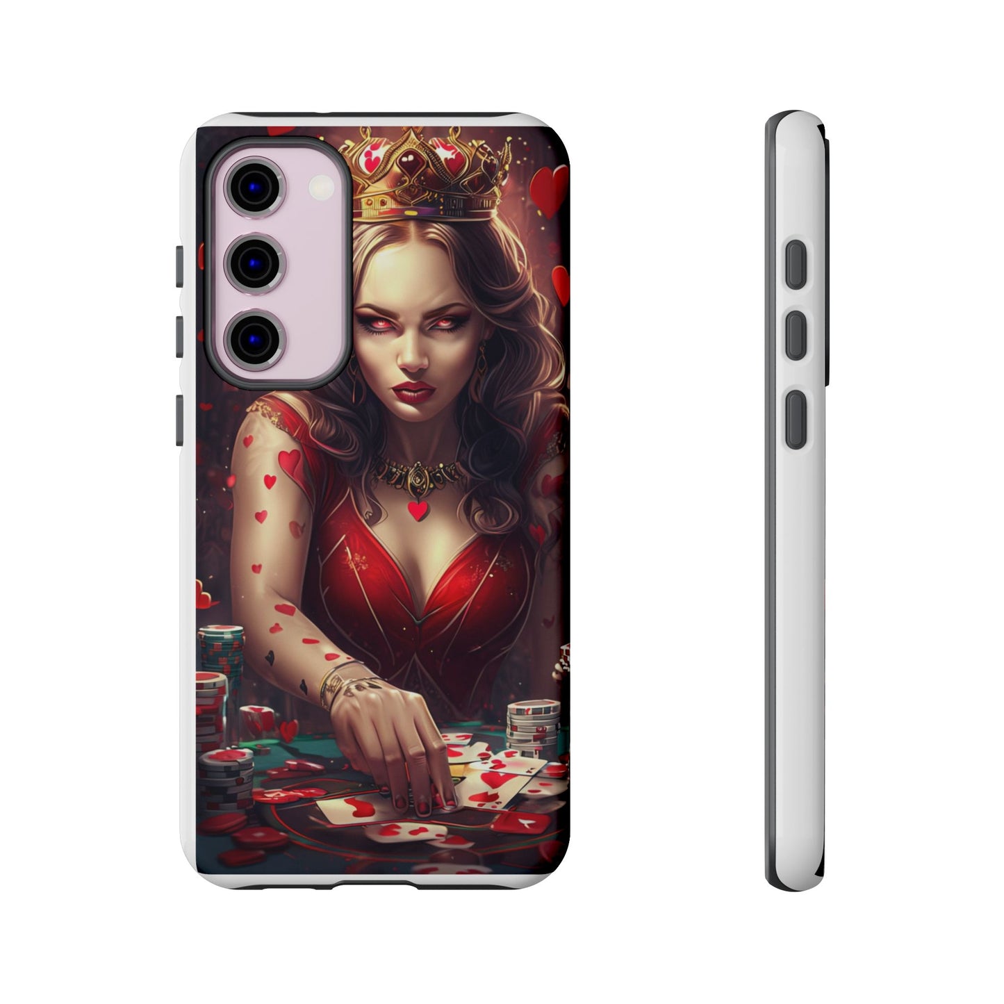 Luck Be A Queen of Hearts Phone Case