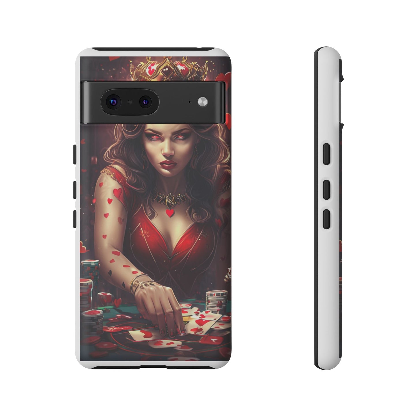 Luck Be A Queen of Hearts Phone Case