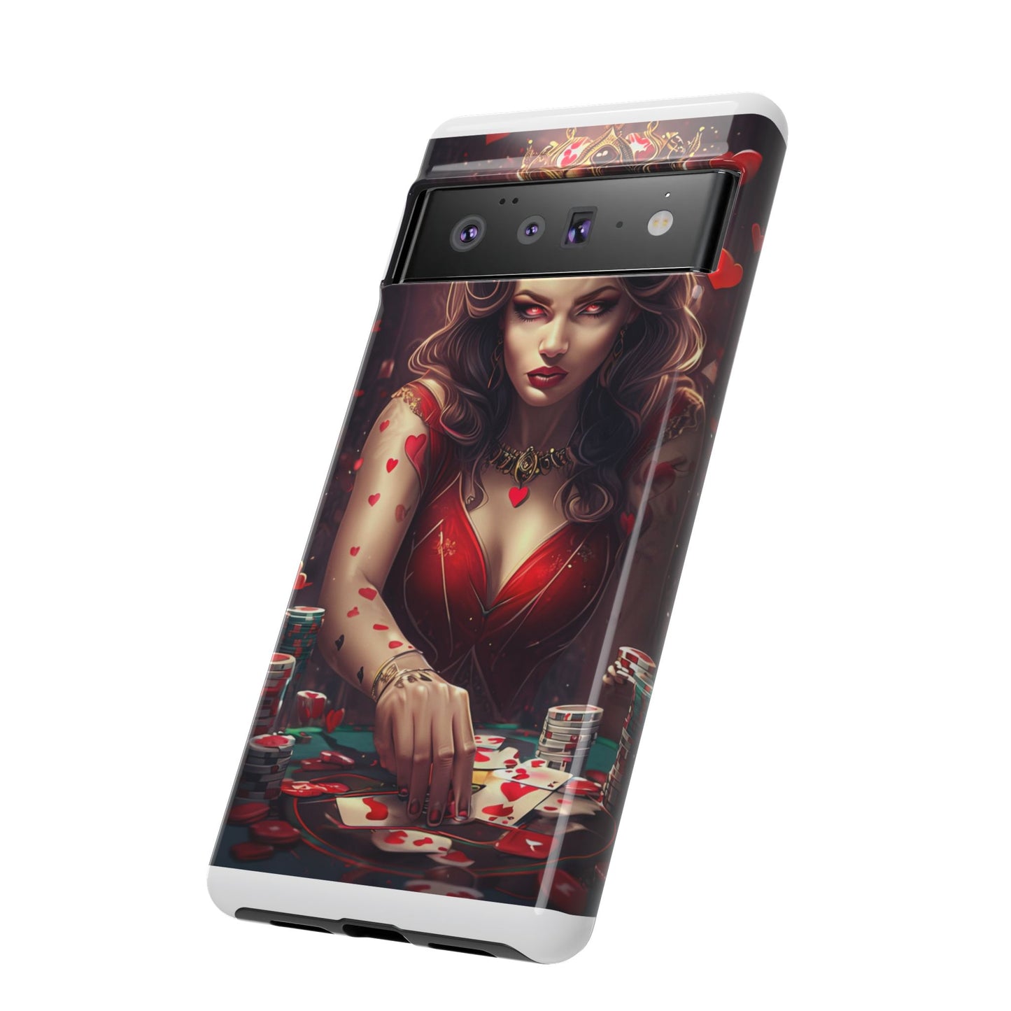Luck Be A Queen of Hearts Phone Case