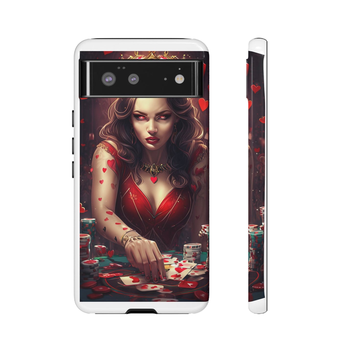 Luck Be A Queen of Hearts Phone Case
