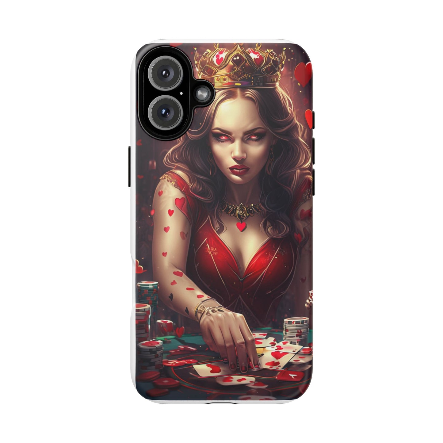 Luck Be A Queen of Hearts Phone Case