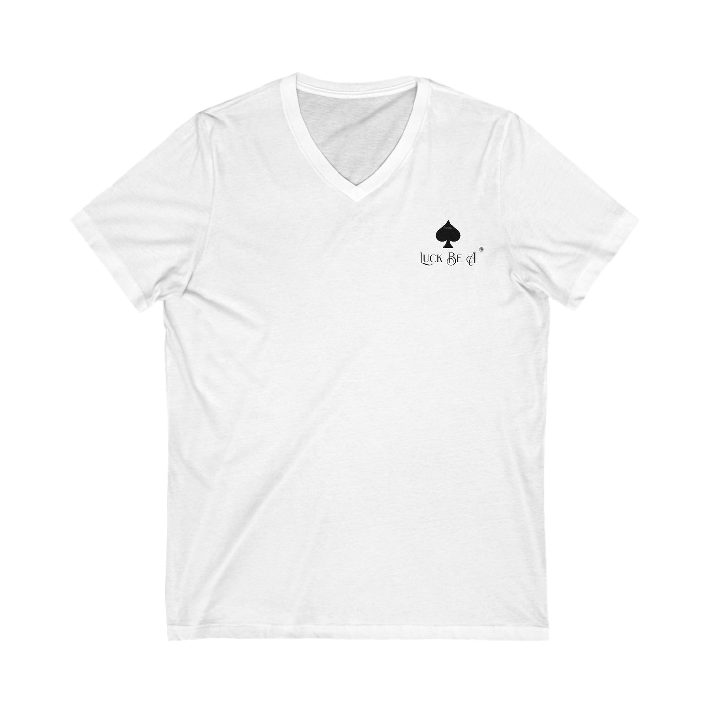 Luck Be A Queen of Spades - V-Neck Tee