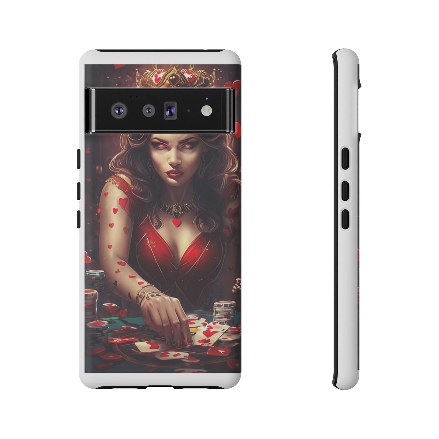 Luck Be A Queen of Hearts Phone Case
