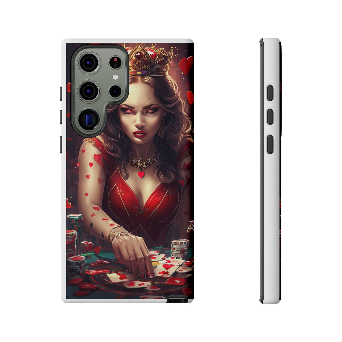 Luck Be A Queen of Hearts Phone Case