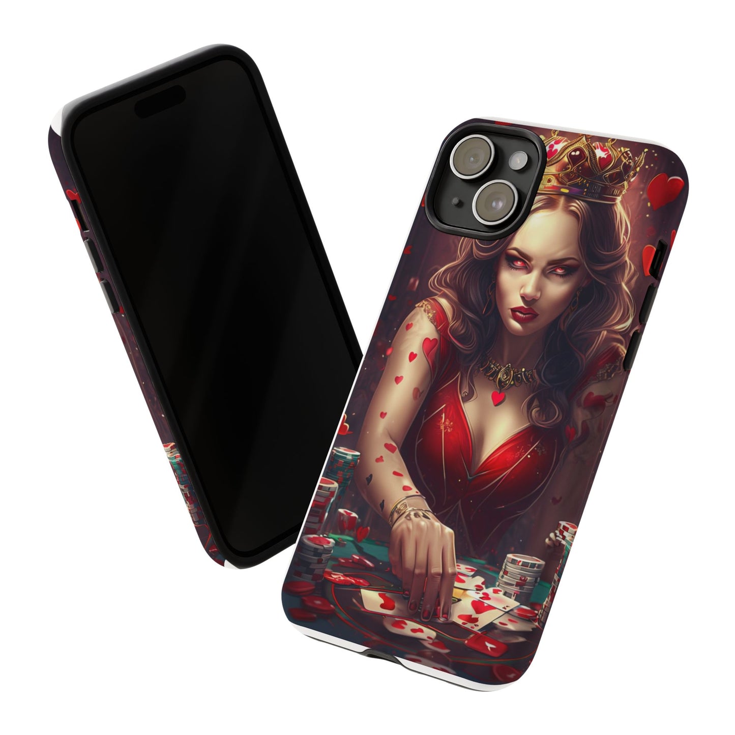 Luck Be A Queen of Hearts Phone Case