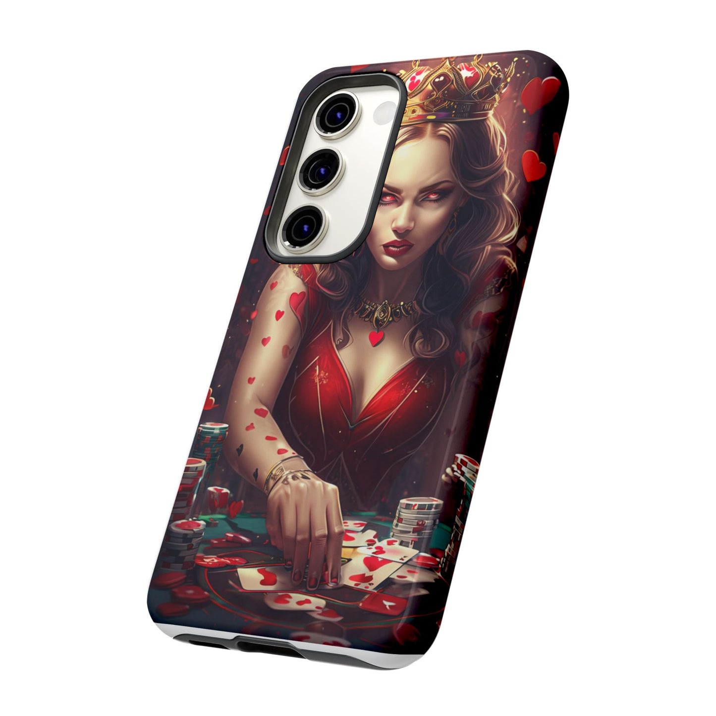 Luck Be A Queen of Hearts Phone Case