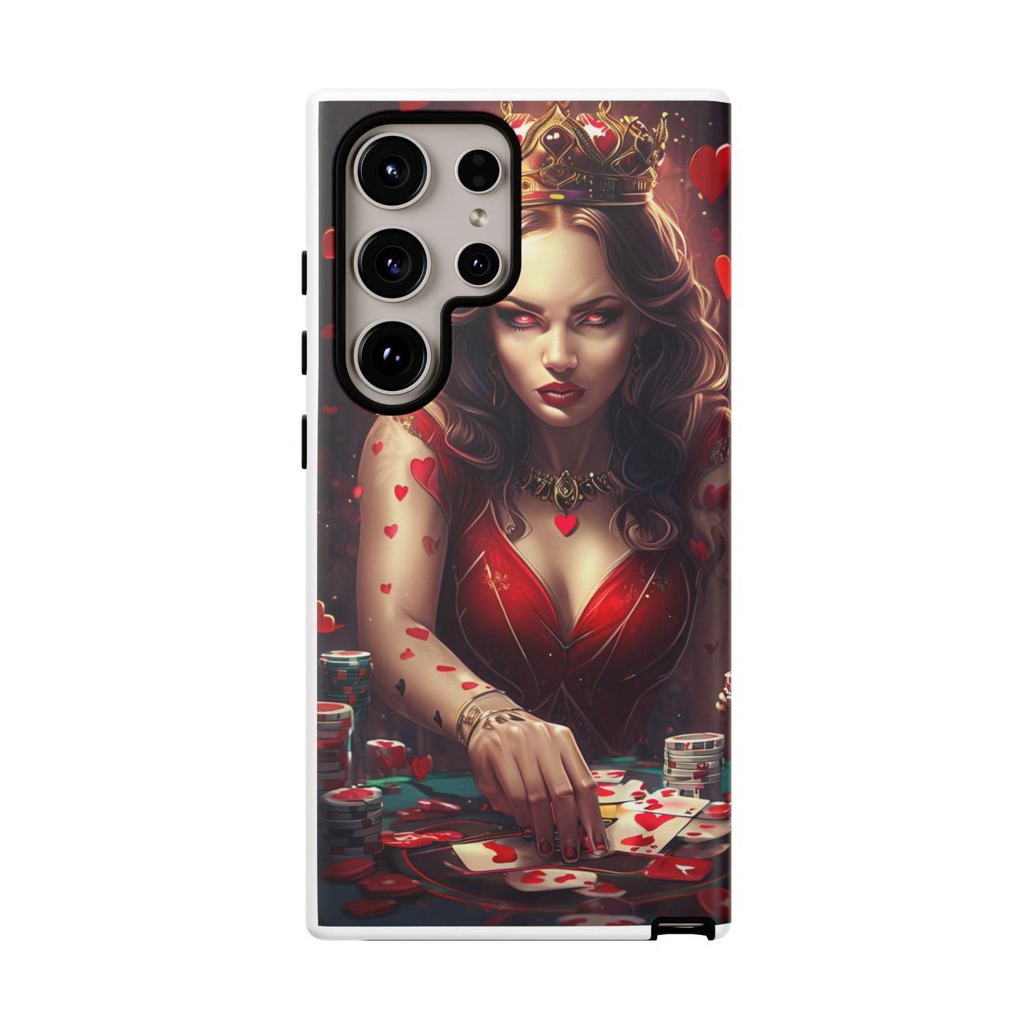 Luck Be A Queen of Hearts Phone Case