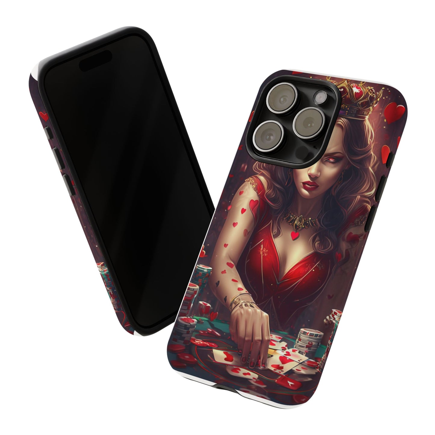 Luck Be A Queen of Hearts Phone Case