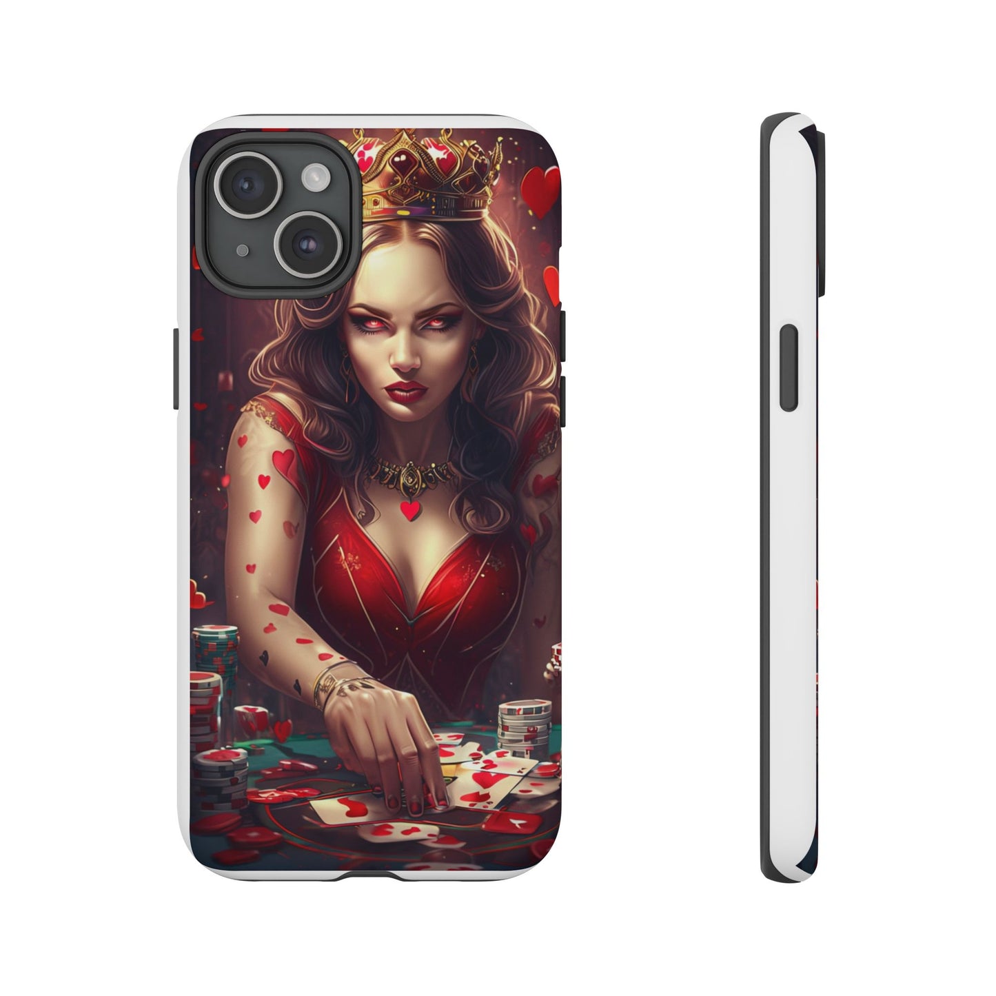Luck Be A Queen of Hearts Phone Case