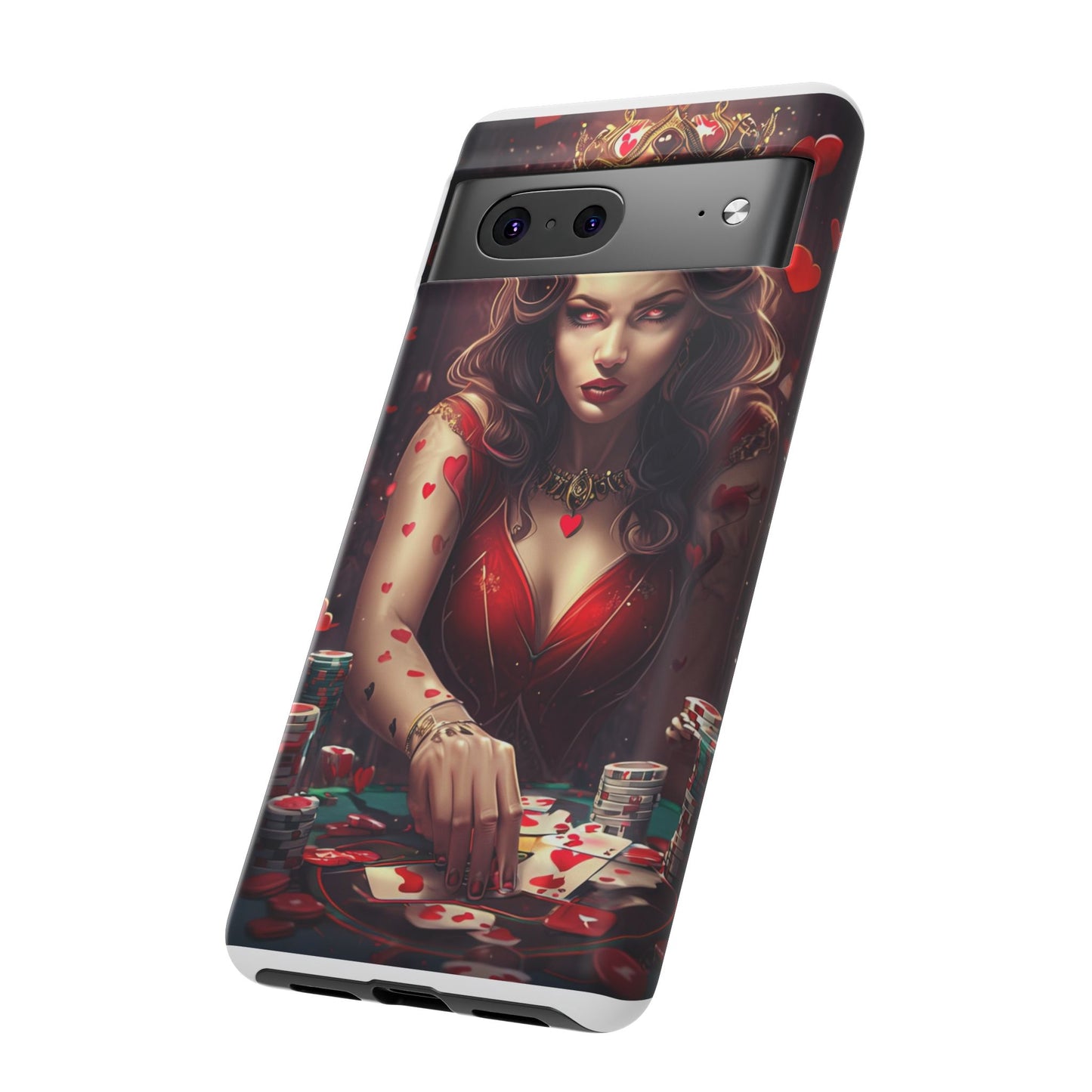 Luck Be A Queen of Hearts Phone Case