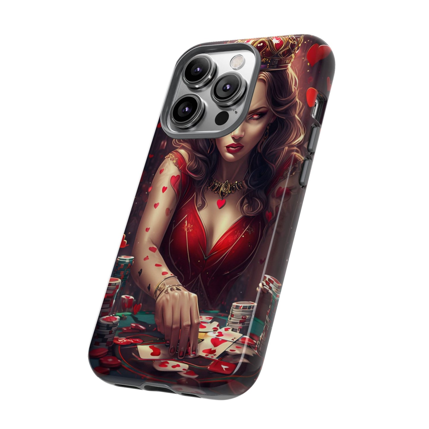 Luck Be A Queen of Hearts Phone Case