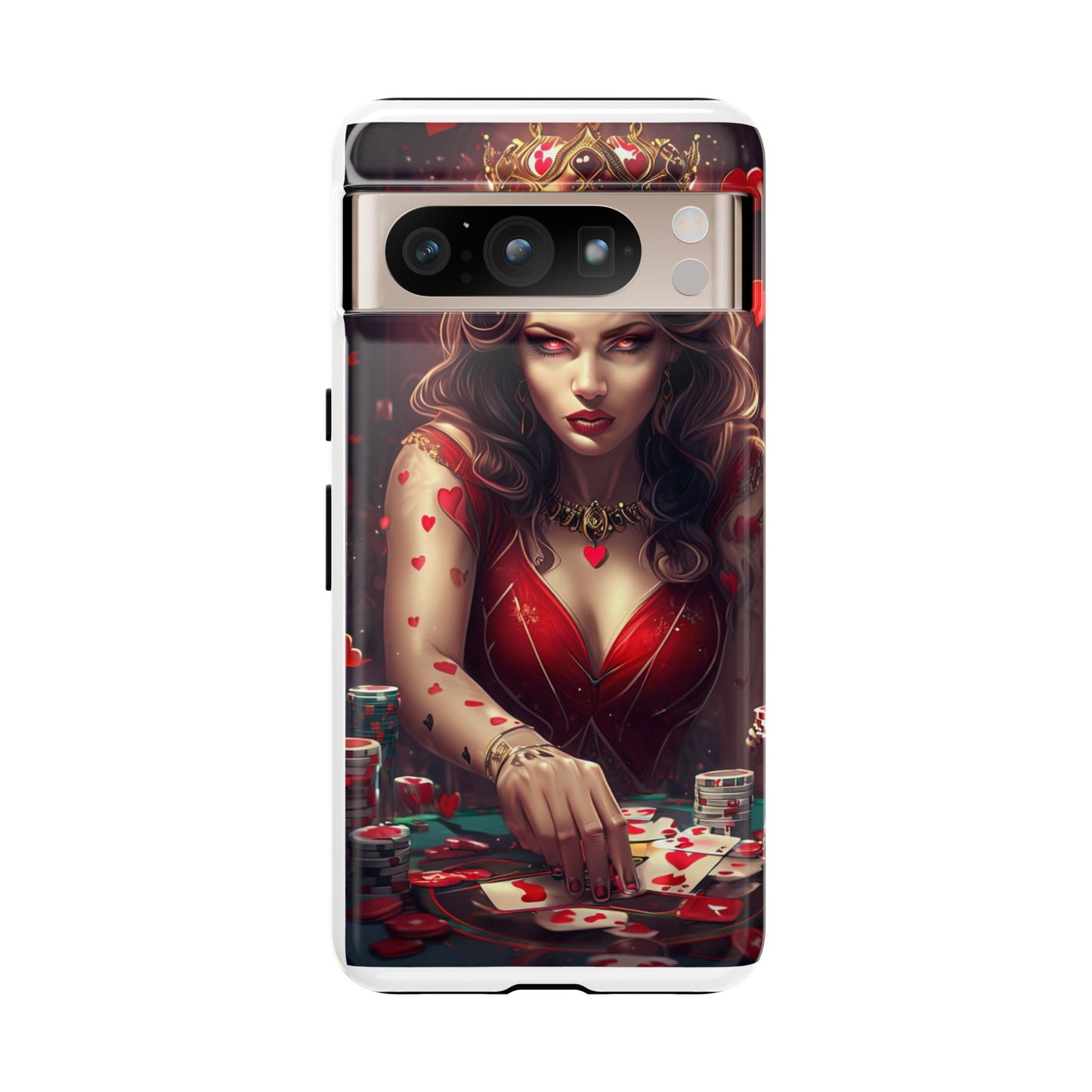 Luck Be A Queen of Hearts Phone Case