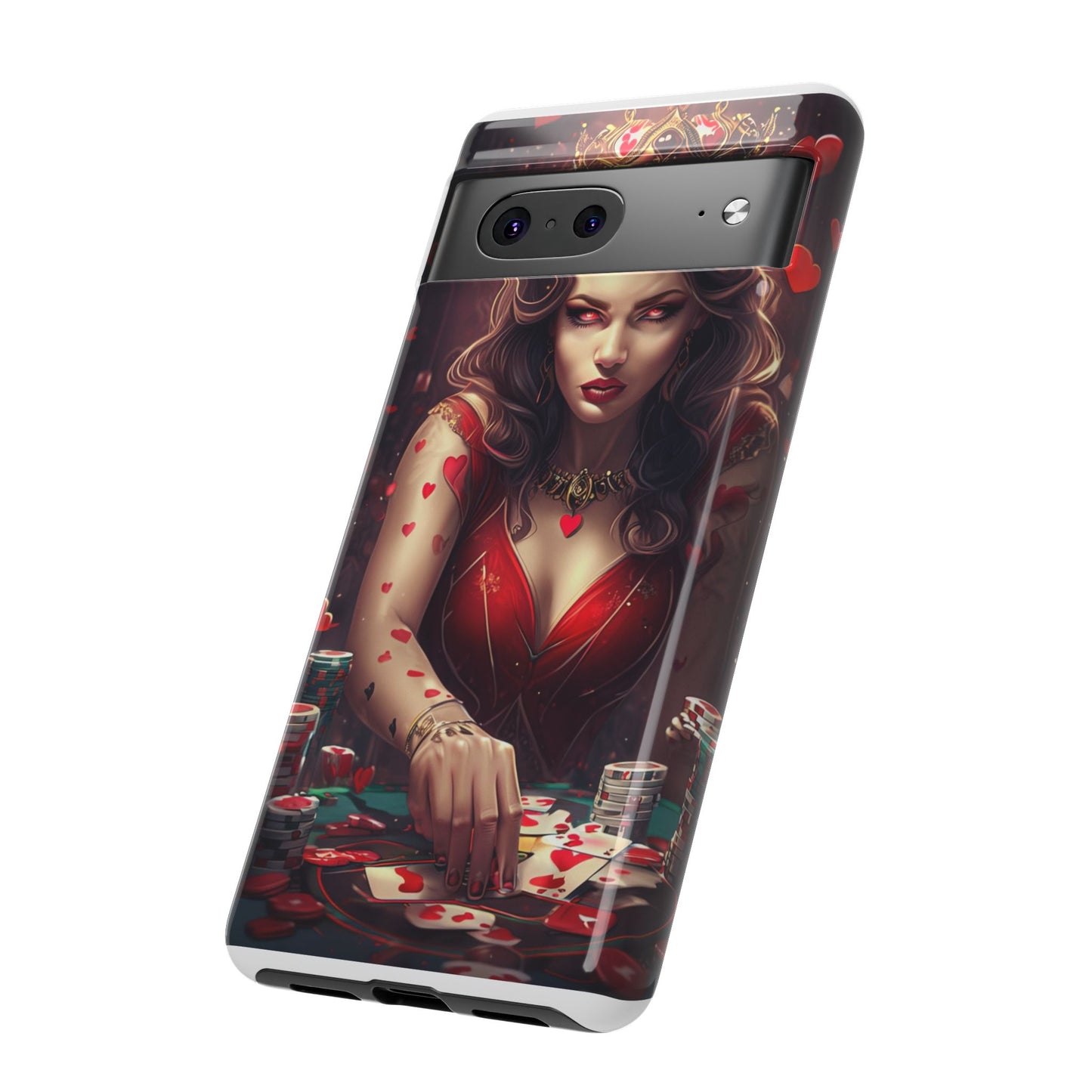 Luck Be A Queen of Hearts Phone Case